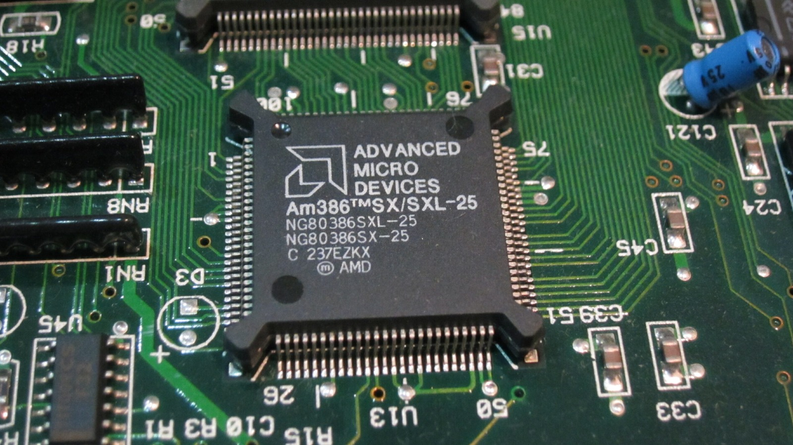 Amstrad Sega Mega PC 386SX CPU Replacement