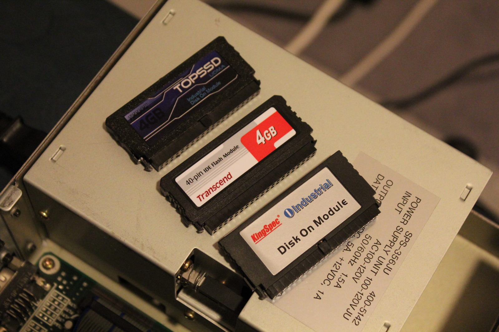 Disk on Modules and the XTIDE BIOS on the Sega TeraDrive