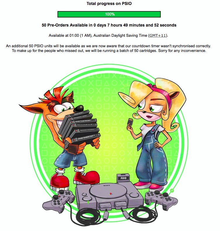 PSIO for Sony Playstation Complete, Pre-Orders Soon!