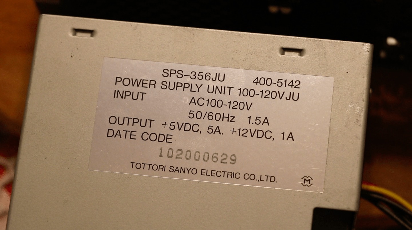 Sega TeraDrive Model 3 Power Supply Failure