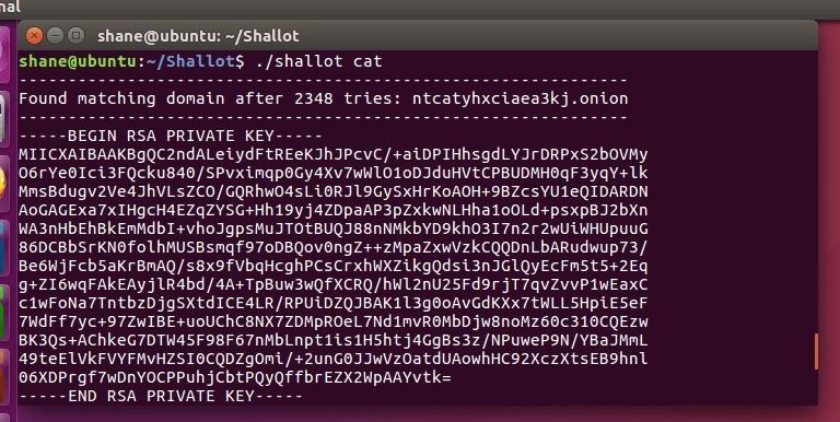 Generating Custom Darknet Onion Names