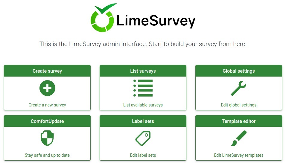 LimeSurvey and Rebuilding