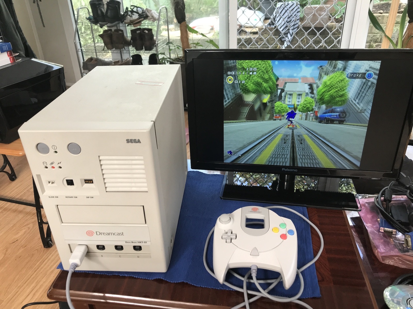 SCSI2SD on Dreamcast HKT-0120 Development Kit