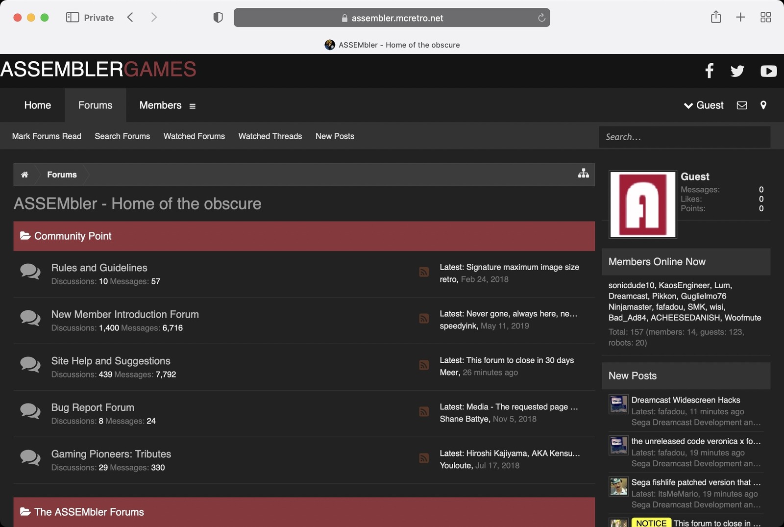 The ASSEMbler Games Archive