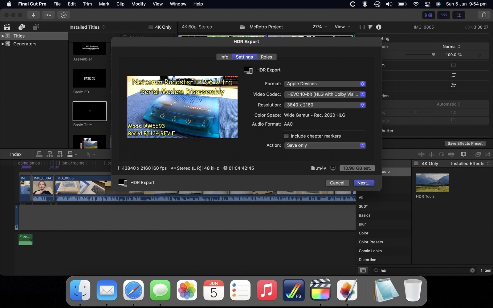 High Dynamic Range (HDR) Video Upgrades